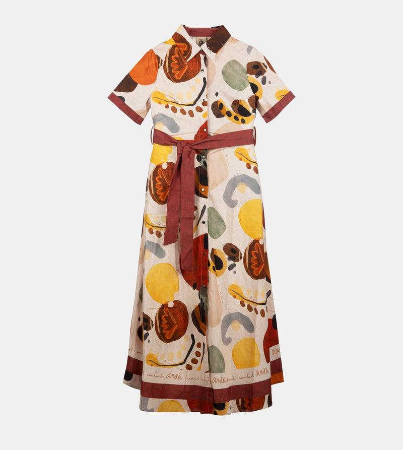 Anekke Long short-sleeve dress Alma Ahorra y exporta