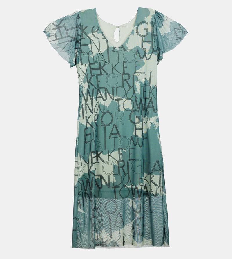Anekke Green short-sleeve dress Precios de Black Friday