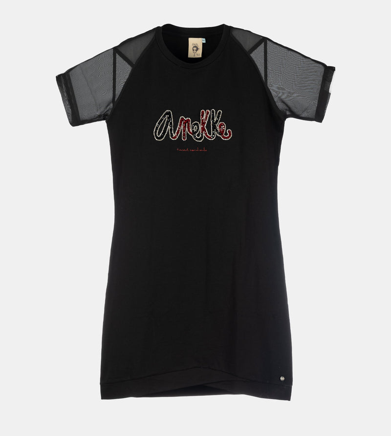Anekke Black short-sleeve dress En oferta