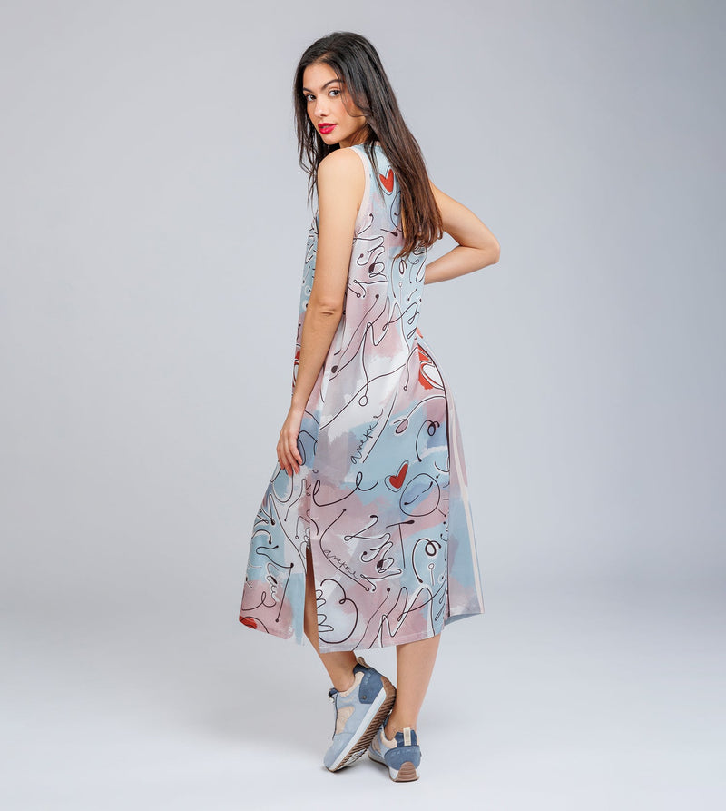 Anekke Long sleeveless dress Alma Ofertas de temporada