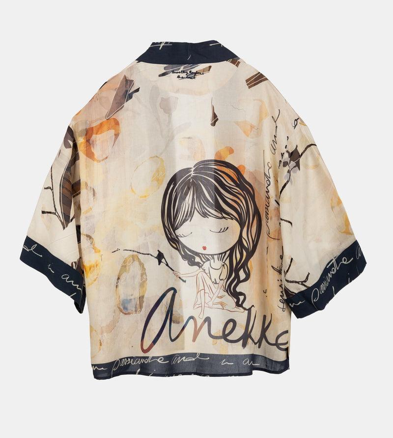 Anekke Short kimono Memories Outlet online