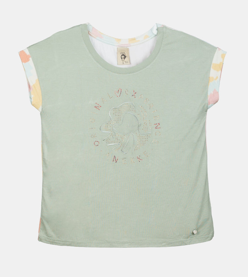 Anekke Green short-sleeve T-shirt Memories Oferta especial