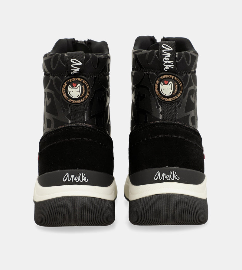 Anekke Dressy black sporty ankle boot Promoción por tiempo limitado
