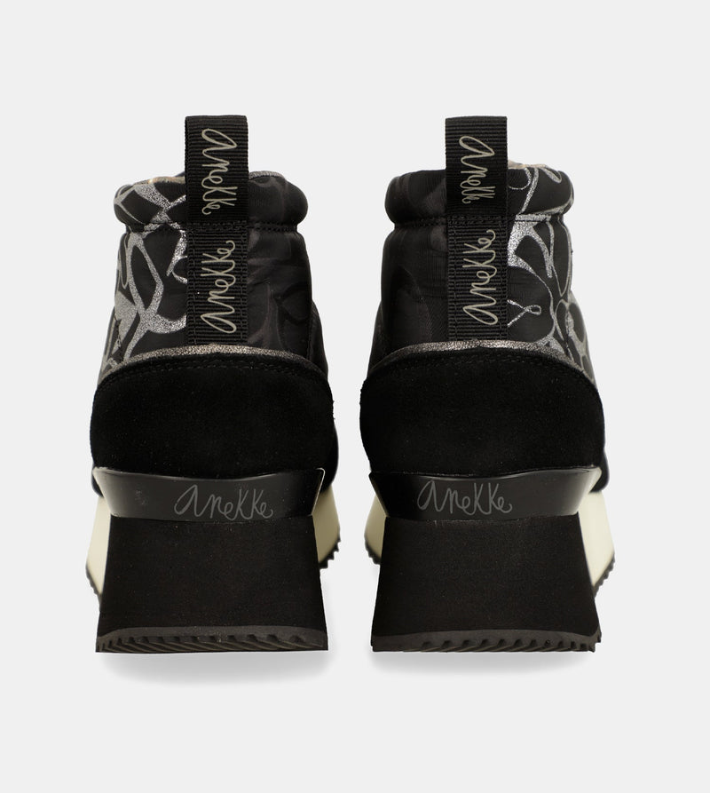 Anekke Trendy black sporty ankle boot Solo hoy