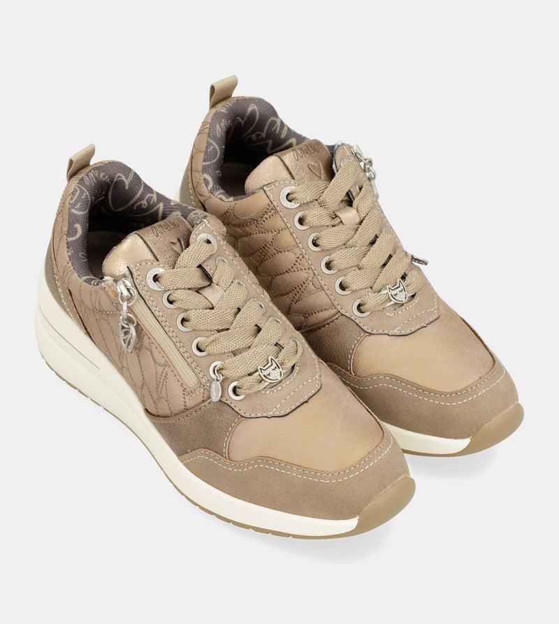 Anekke Dreams brown wedge sneakers Envío internacional gratuito