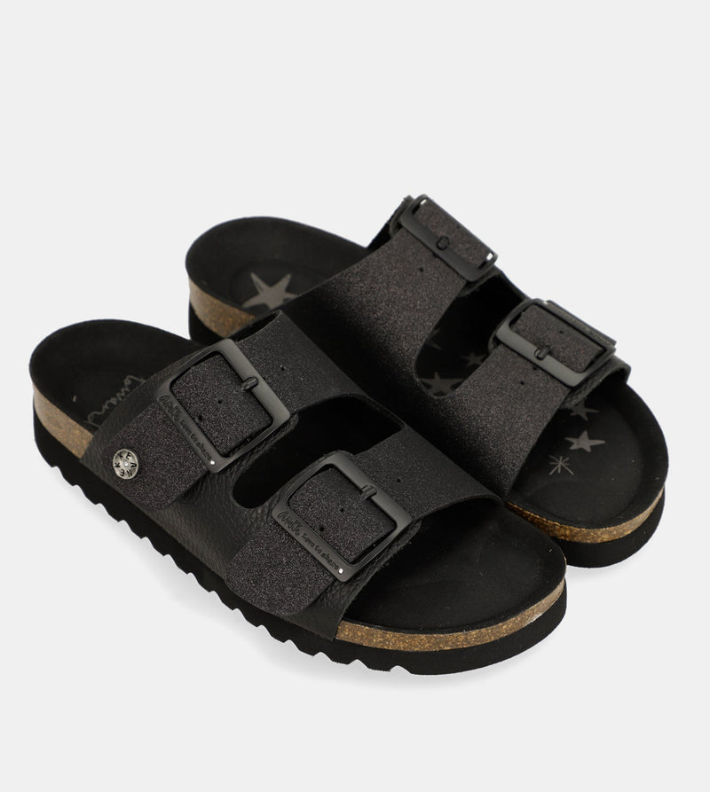Anekke Women's black bio sandals Descuento por venta flash