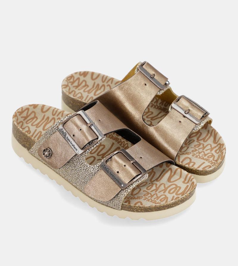 Anekke Women's bronze bio sandals Ofertas de temporada
