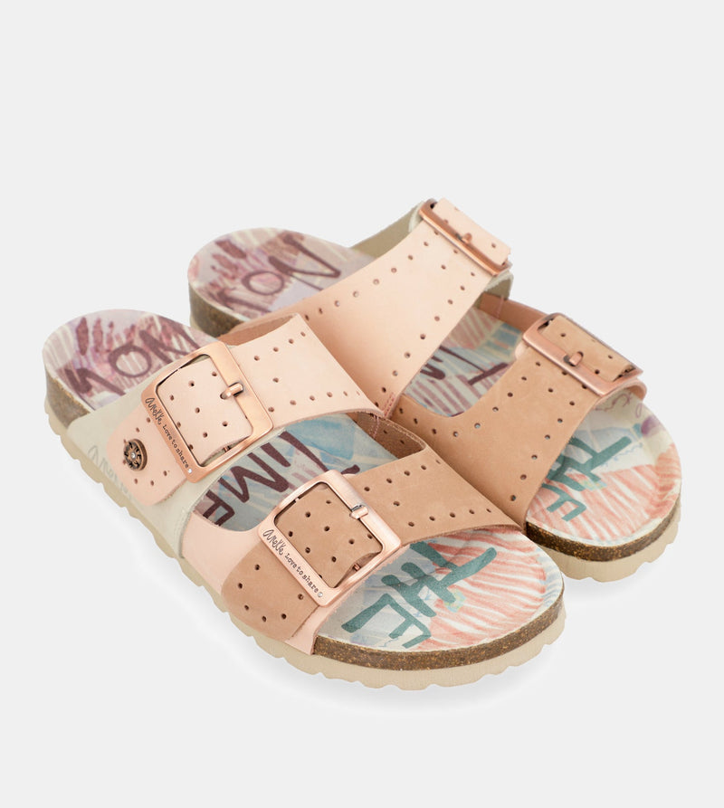 Anekke Women's nude bio sandals Ofertas especiales