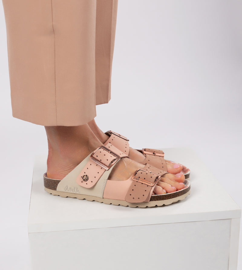 Anekke Women's nude bio sandals Ofertas especiales