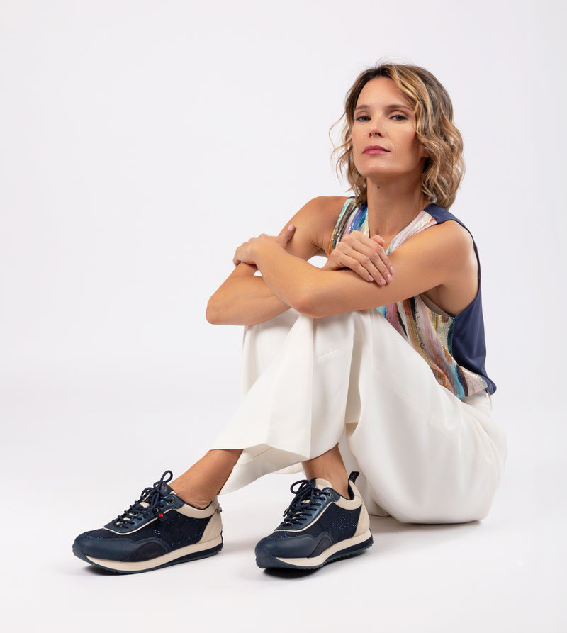 Anekke Hollywood navy blue sneakers Devoluciones gratuitas