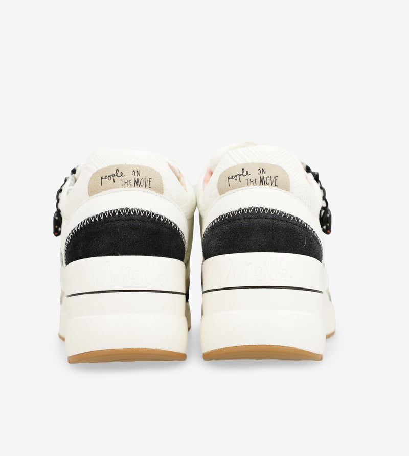 Anekke Black & white wedge sneakers 2025