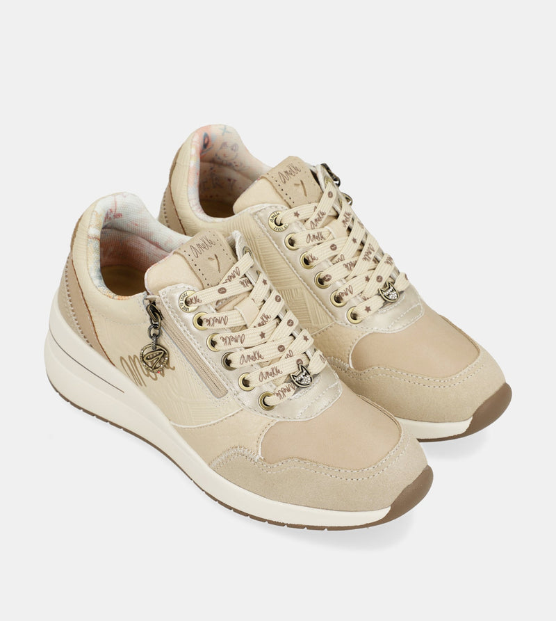 Anekke Peace & Love wedge sneakers En línea
