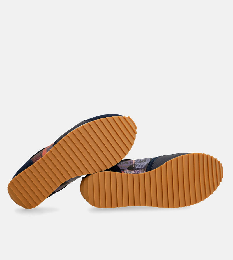 Anekke Navy Blue Palette Patterned Sports Sneakers Outlet online