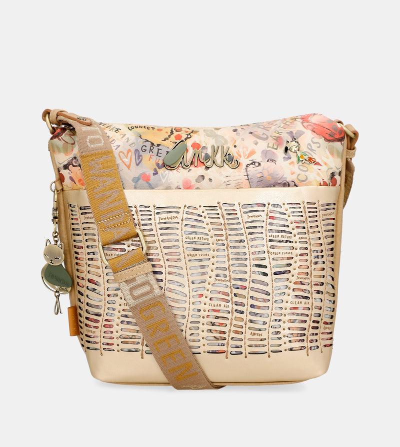 Anekke Nature Pachamama golden crossbody bag Liquidación