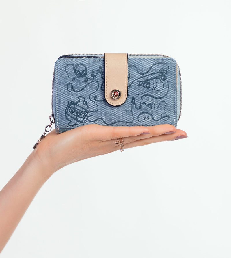 Anekke Fun & Music large printed wallet Anekke Liquidación