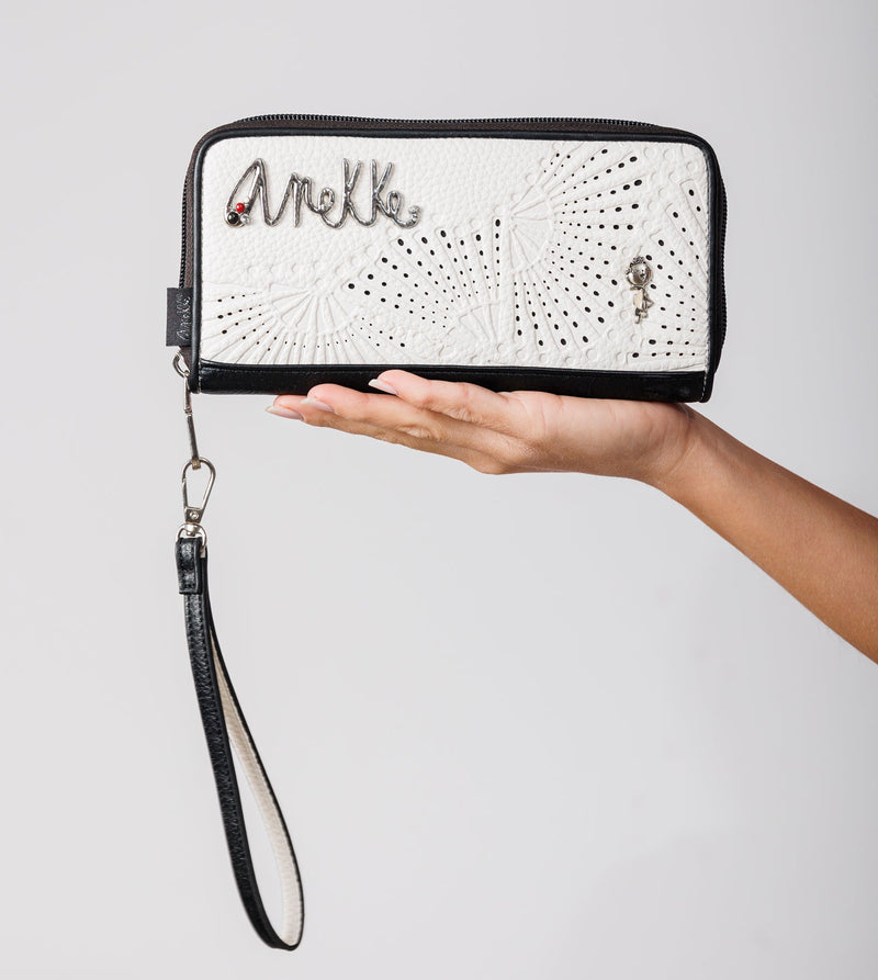 Anekke Large printed RFID wallet Alma Envío internacional gratuito
