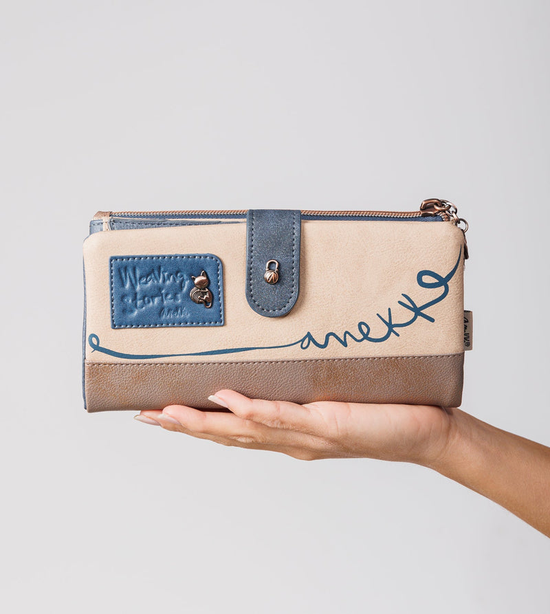 Anekke Large flexible RFID wallet Memories Precio de fábrica