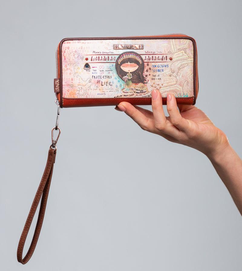 Anekke Menire large RFID embossed wallet Outlet online
