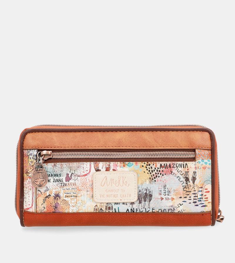 Anekke Menire large RFID embossed wallet Outlet online