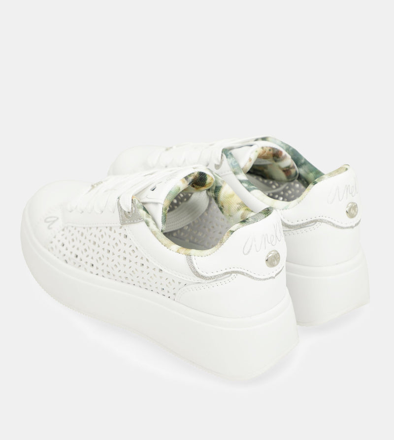 Anekke White Spotted Sneakers Oferta especial de fábrica