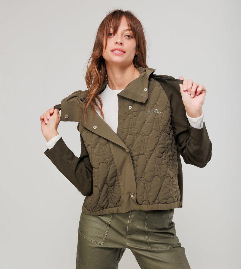 Anekke Green quilted jacket En oferta