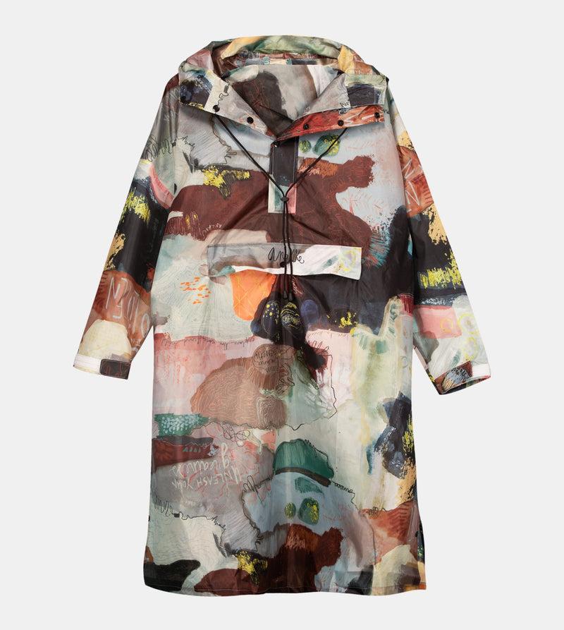 Anekke Foldable green rain jacket Descuentos del mes