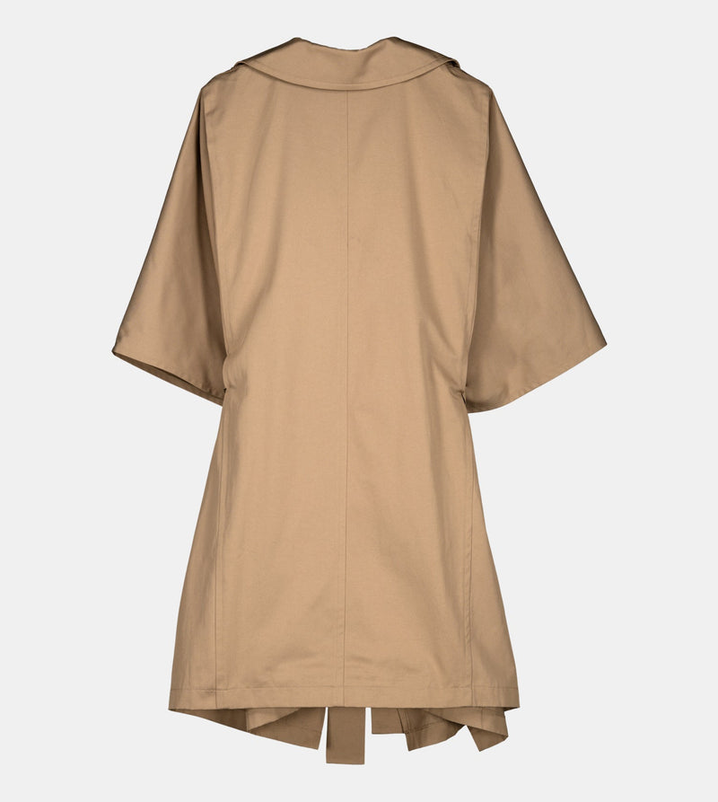 Anekke Beige cape-style trench coat Oferta exclusiva