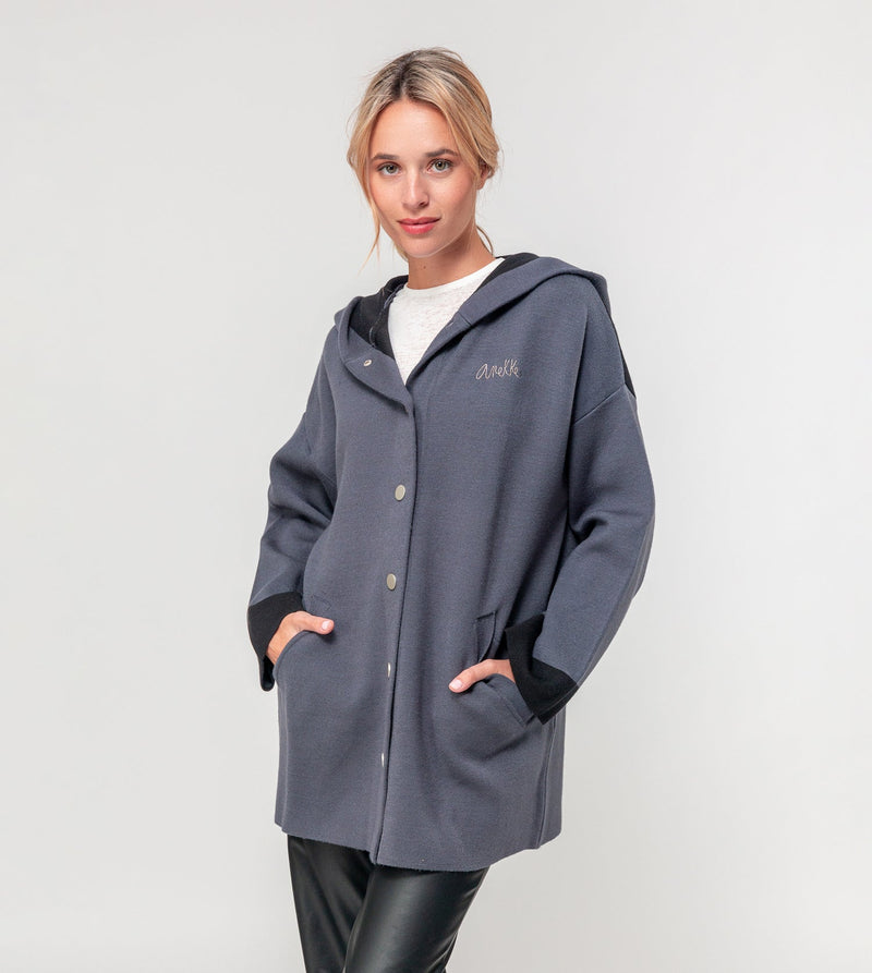 Anekke Blue cardigan Grandes ahorros