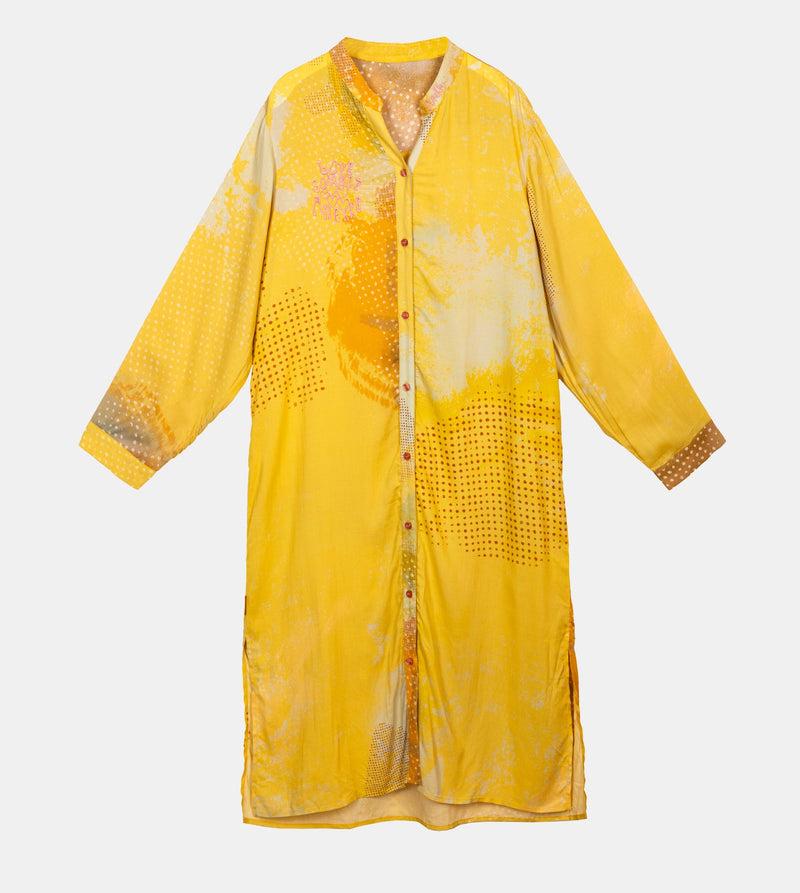 Anekke Yellow shirt dress Gran oferta