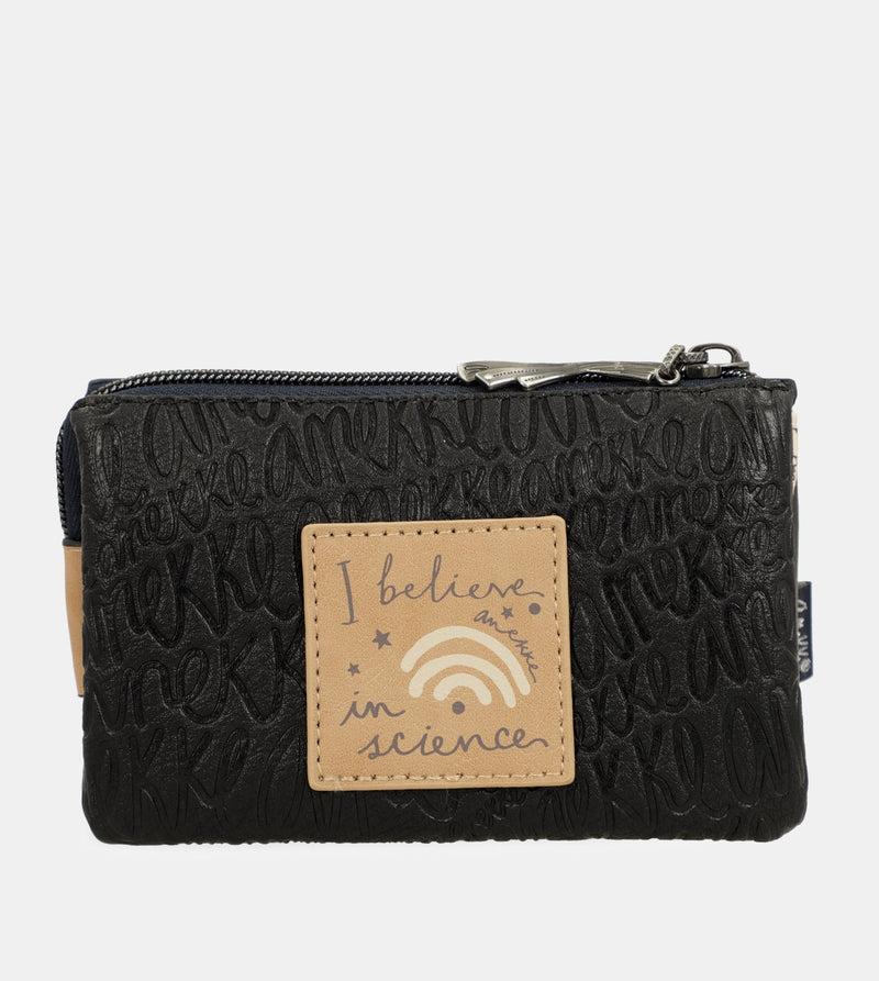 Anekke Studio navy blue triple coin purse Tienda de fábrica