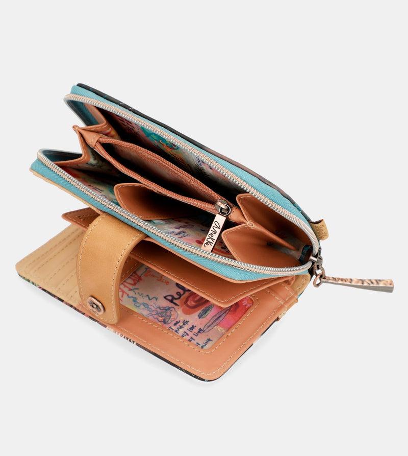 Anekke Coral black coin purse wallet En oferta