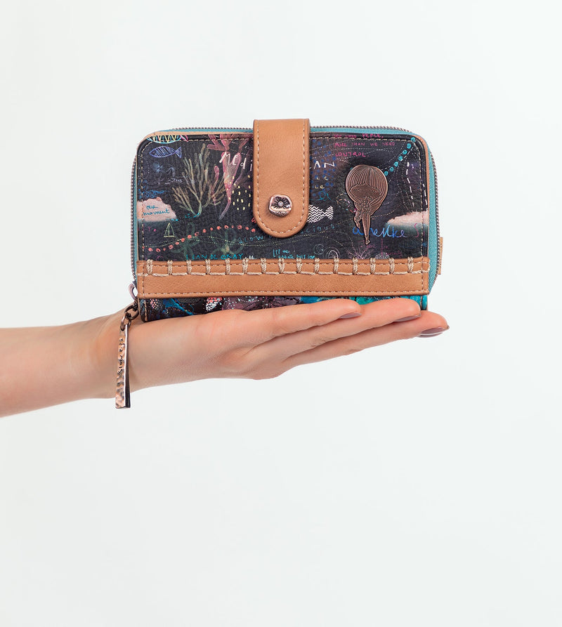 Anekke Coral black coin purse wallet En oferta