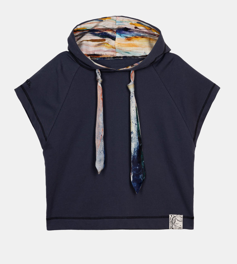 Anekke Studio navy blue sleeveless sweatshirt Última moda