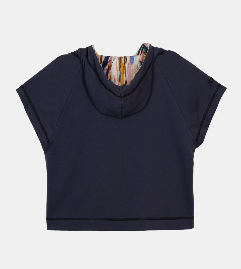 Anekke Studio navy blue sleeveless sweatshirt Última moda