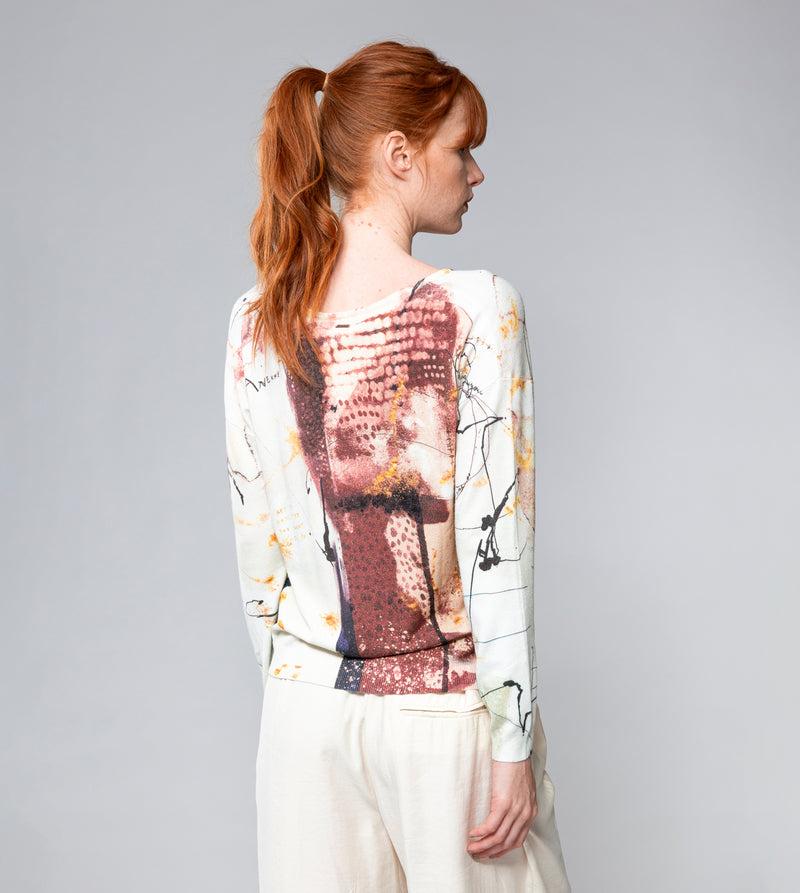 Anekke Brush Patterned Sweater Ofertas de temporada