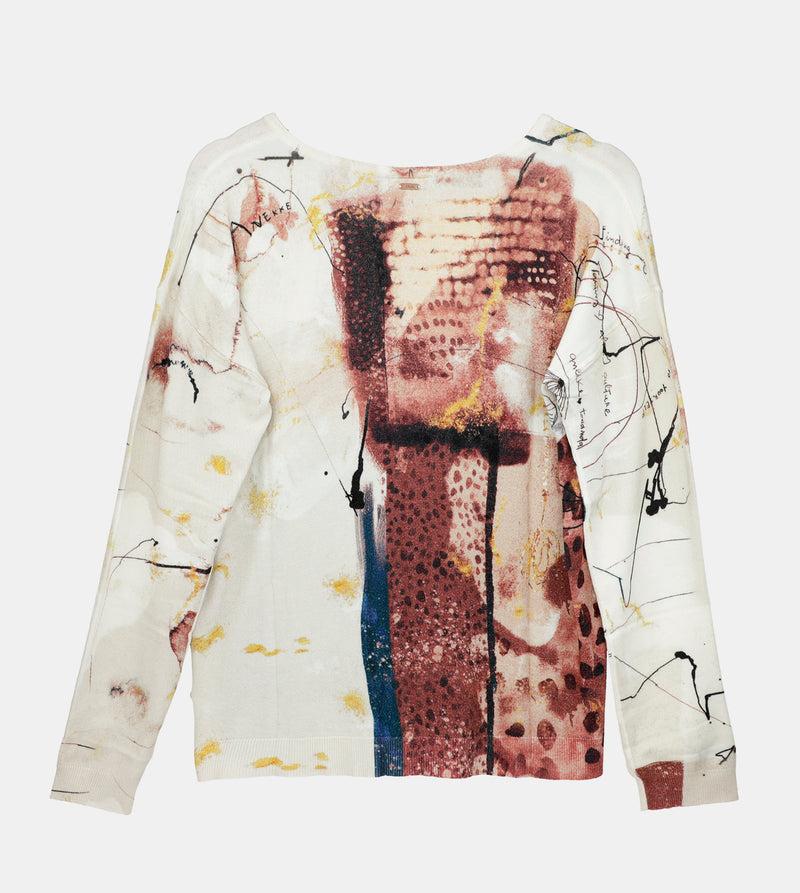 Anekke Brush Patterned Sweater Ofertas de temporada