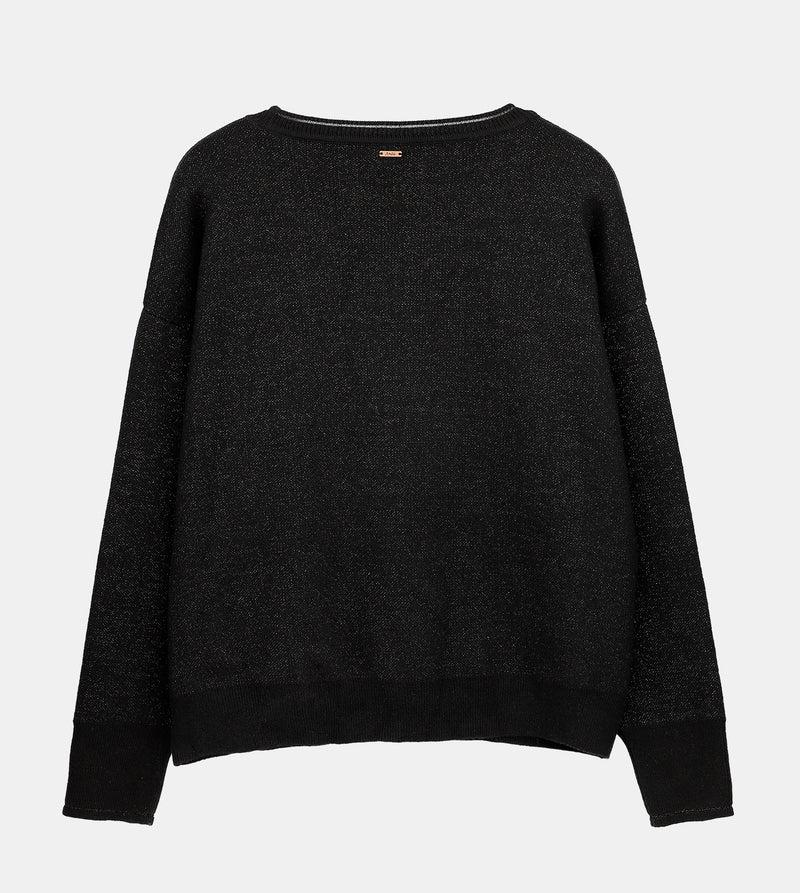 Anekke Black Contemporary Sweater Devoluciones gratuitas