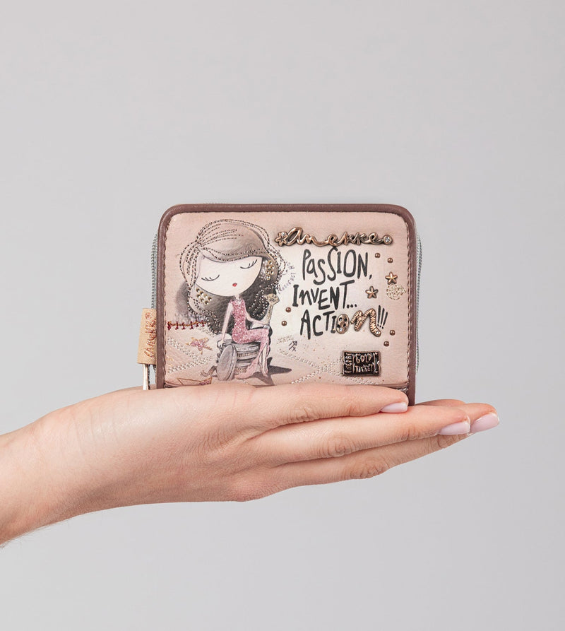Anekke Hollywood small RFID wallet Promoción por tiempo limitado