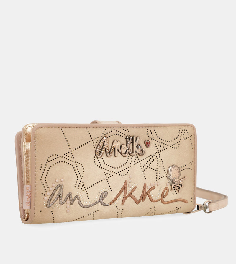 Anekke Studio nude large RFID wallet Ofertas especiales