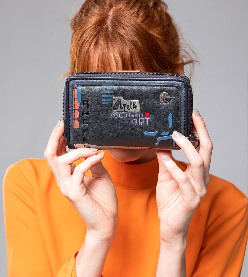 Anekke Medium RFID Wallet Nagare Devoluciones gratuitas