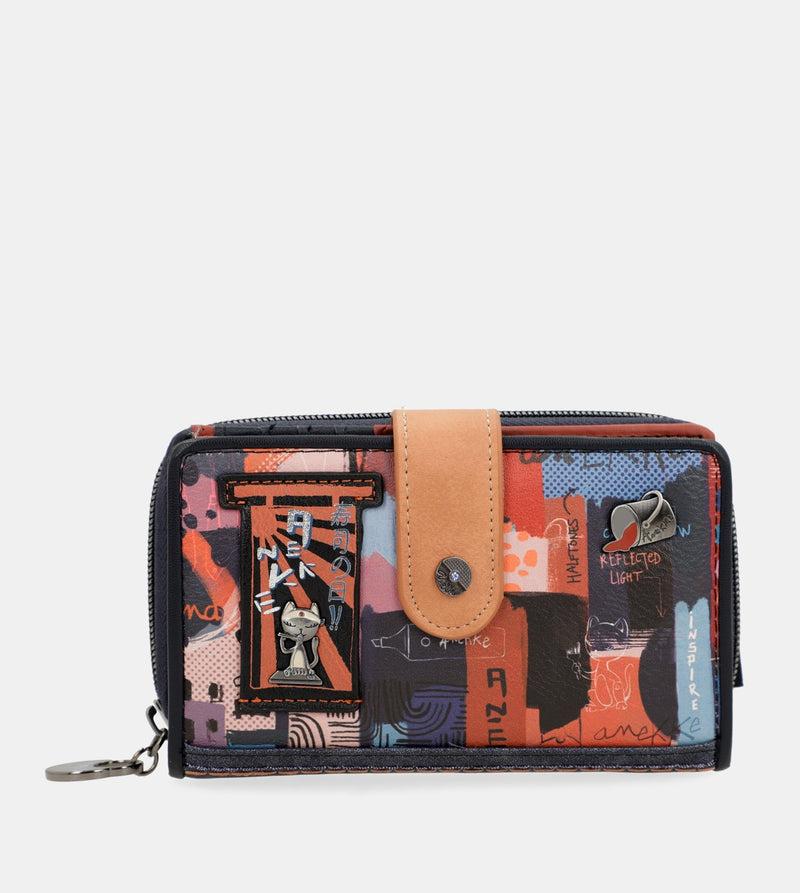 Anekke Medium RFID Wallet Nagare Devoluciones gratuitas