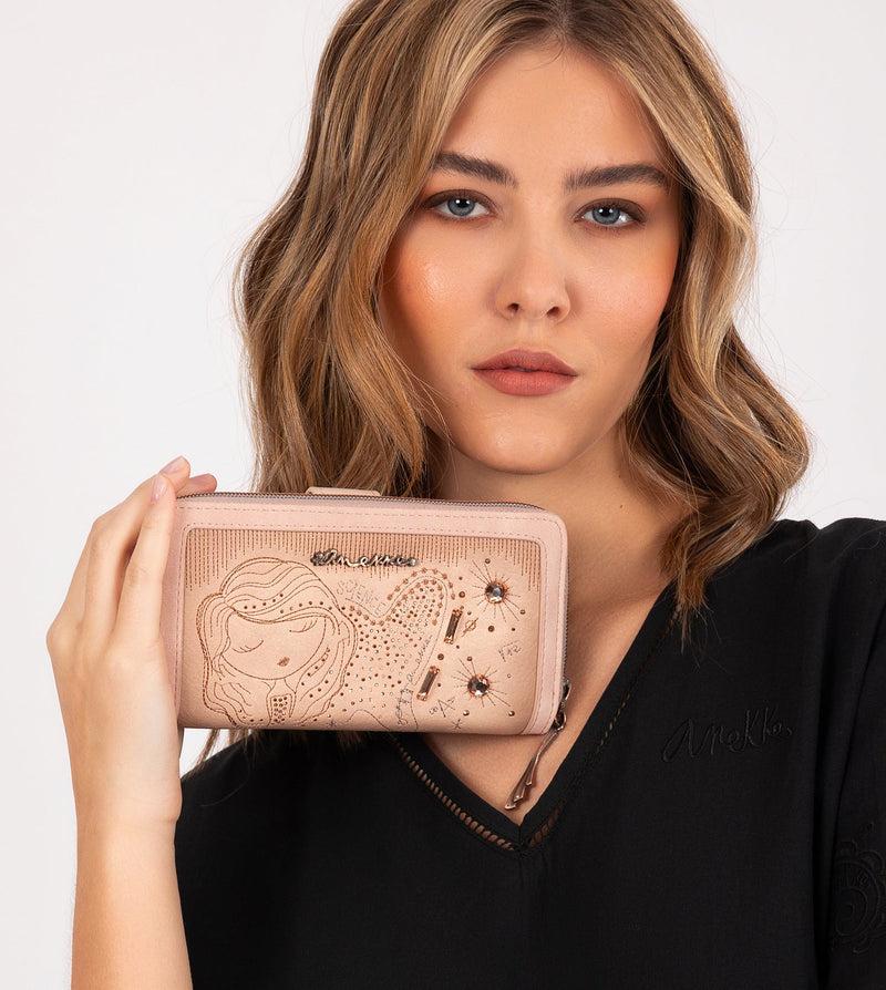 Anekke Studio nude RFID wallet Venta caliente