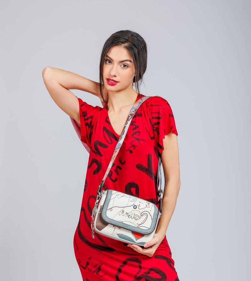 Anekke Oval flap crossbody bag Alma Ventas relámpago