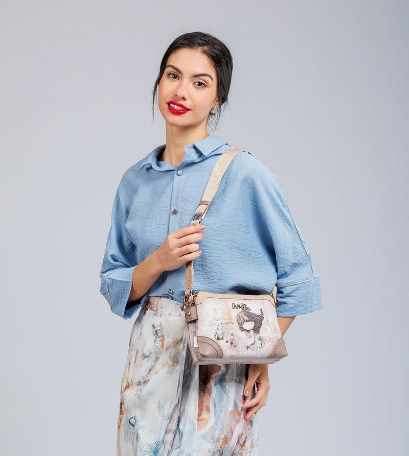 Anekke Double compartment crossbody bag Memories Oferta especial de fábrica
