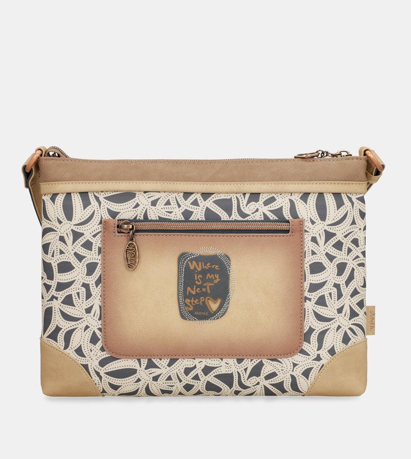 Anekke Large printed crossbody bag Memories Solo queda un día