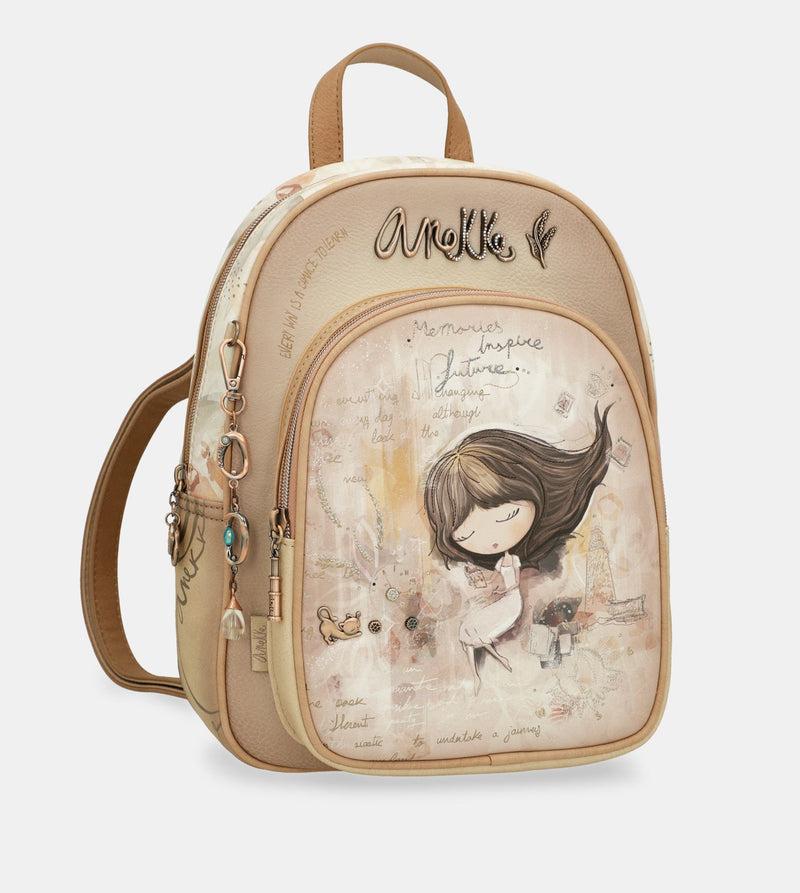 Anekke Backpack with front pocket Memories Liquidación