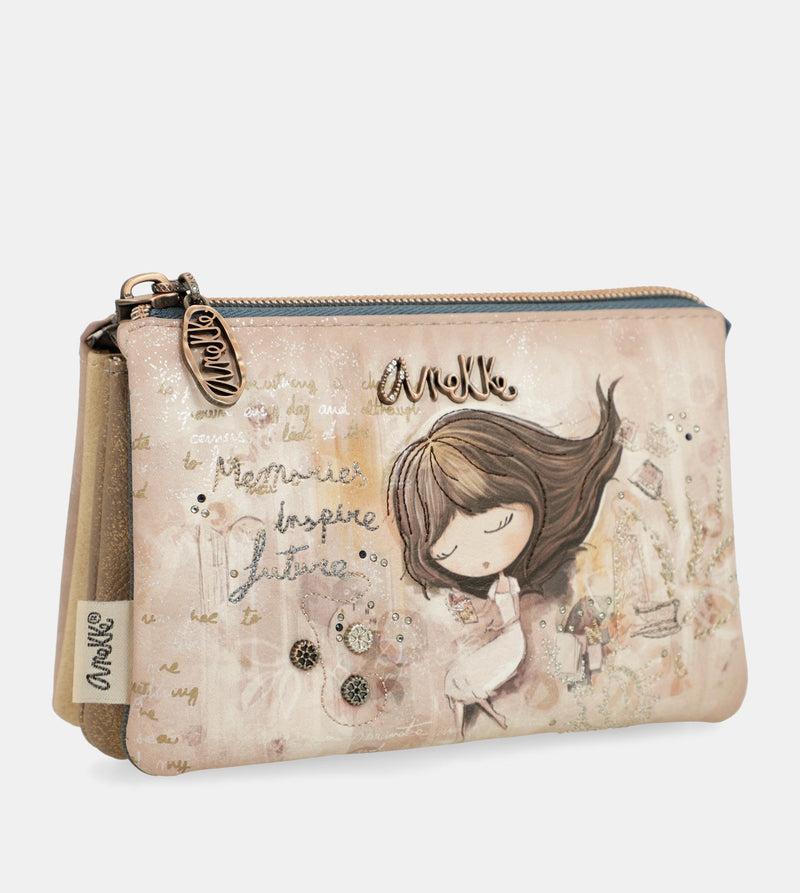 Anekke Wallet with 3 compartments Memories Tienda de fábrica