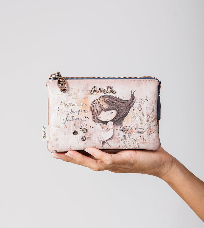Anekke Wallet with 3 compartments Memories Tienda de fábrica