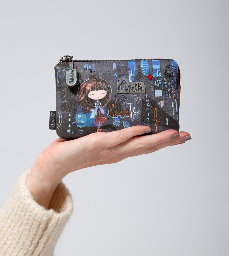 Anekke Contemporary Triple Compartment Wallet Tienda