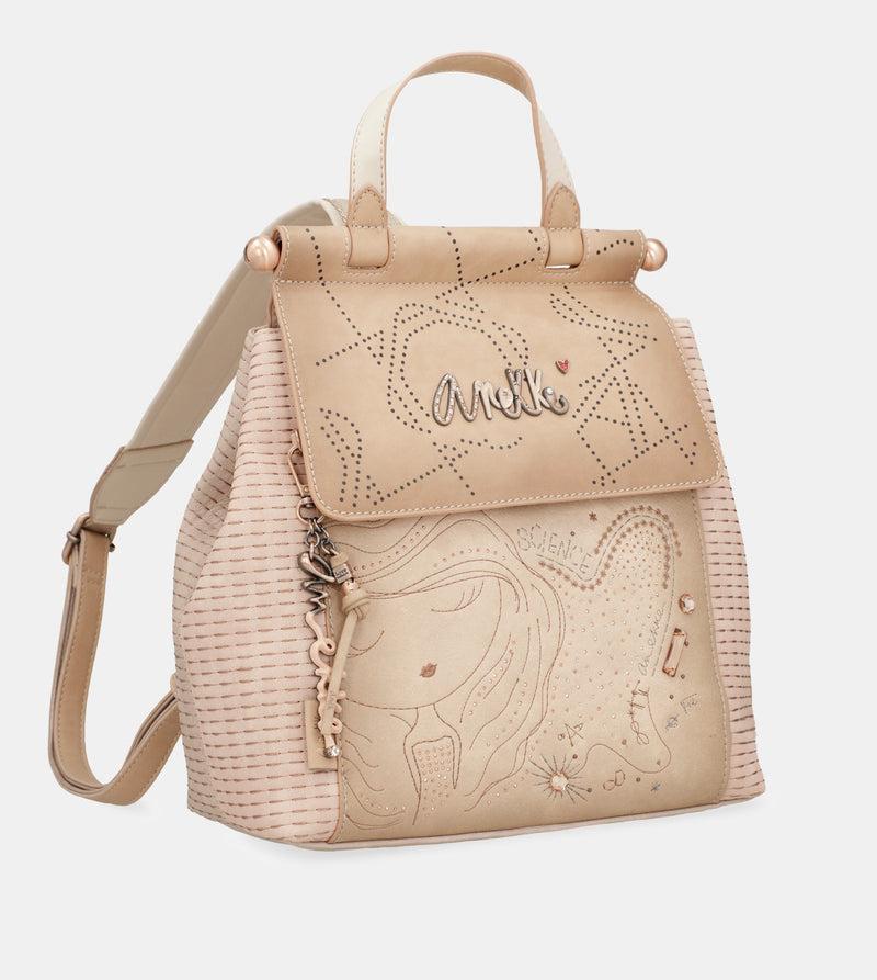 Anekke Studio nude backpack with flap En línea
